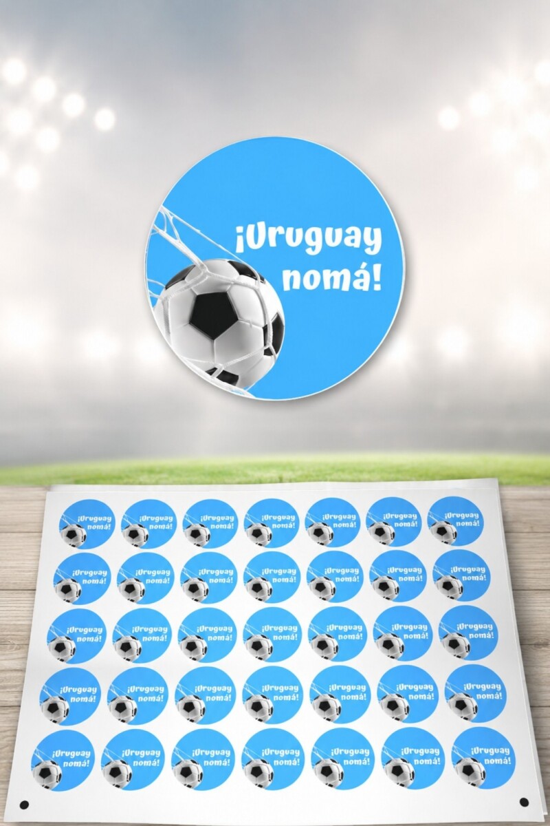Sticker Uruguay plancha 20x30 cm - DISEÑO 1 
