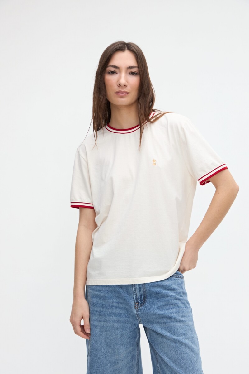 Remera Nicole - Off white 