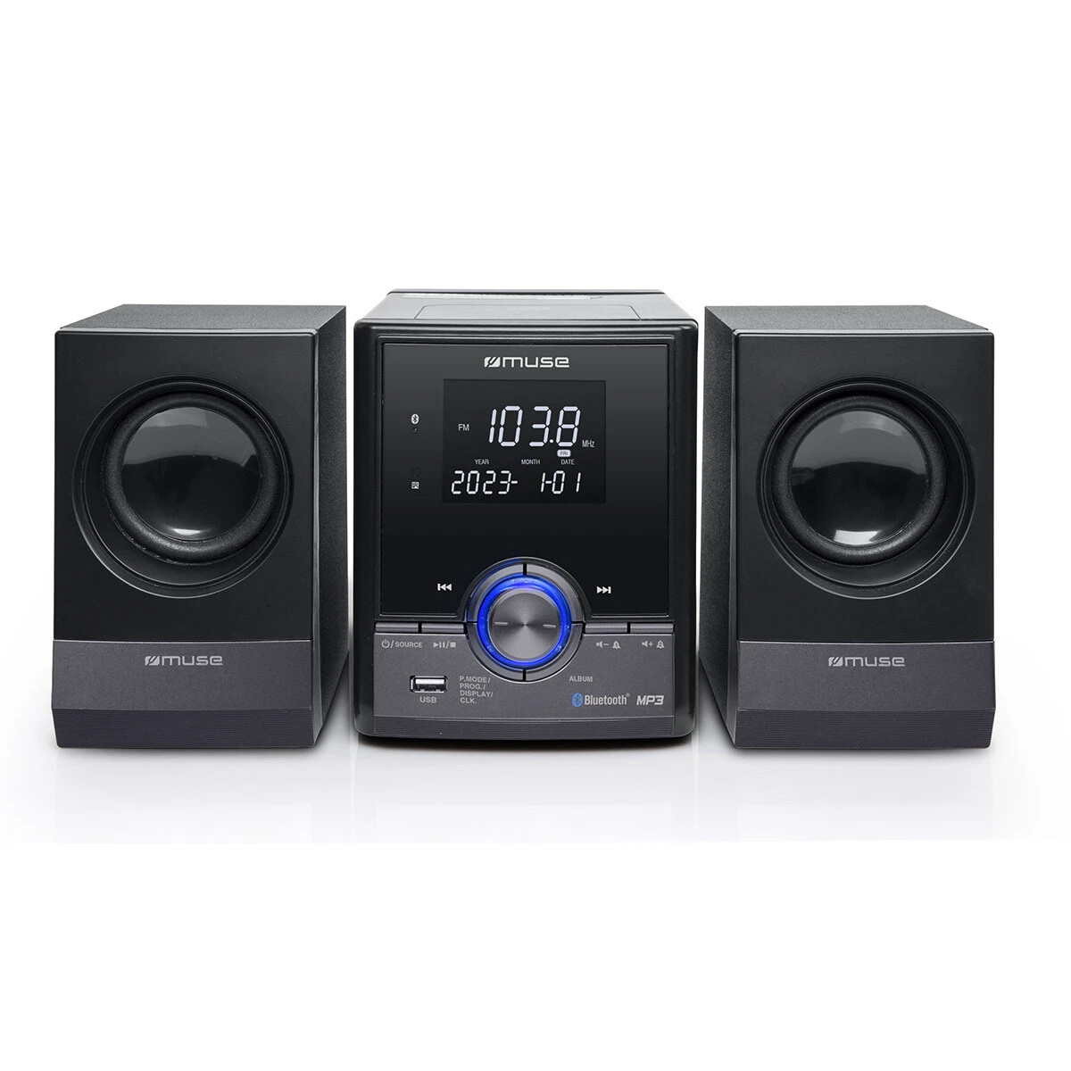 Minicomponente Muse M38BT Reproductor CD y Bluetooth 