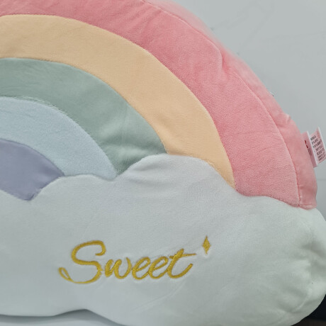 Set X3 Almohadón Arcoiris Afelpado Peluche Pastel Jug009030