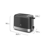 Tostadora Electrolux 8 Niveles ETS10 Black