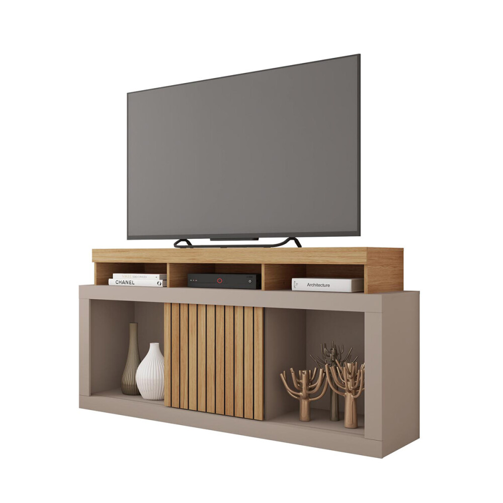 RACK PARA TV DRAGON 1.36 COLOR BURITI/FENDI Rack Para Tv Dragon 1.36 Color Buriti/fendi