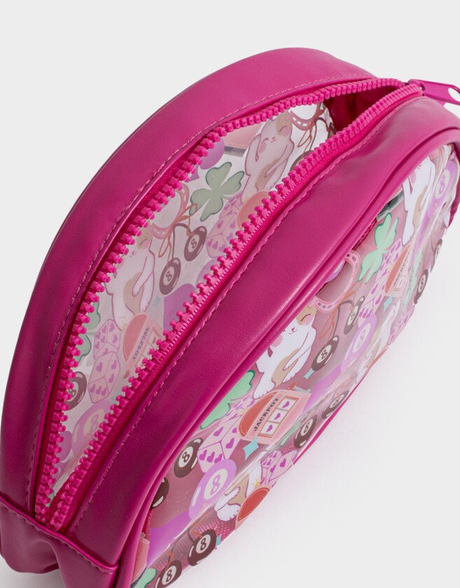 Cartucheras Cartuchera Transparente Estampada - Combinacion Multicolor