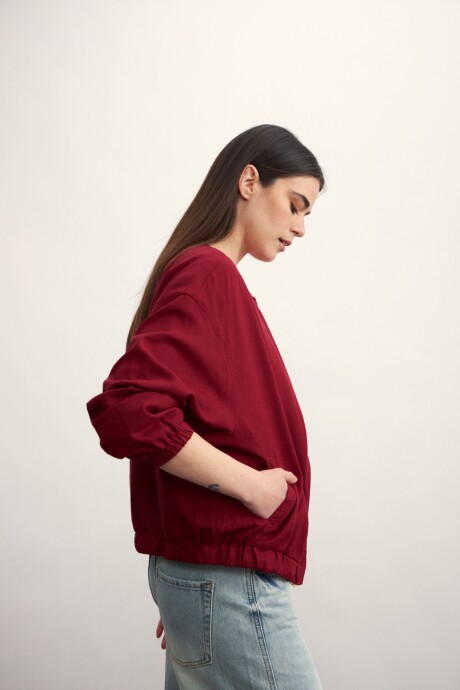 Chaqueta Bomber Bord�