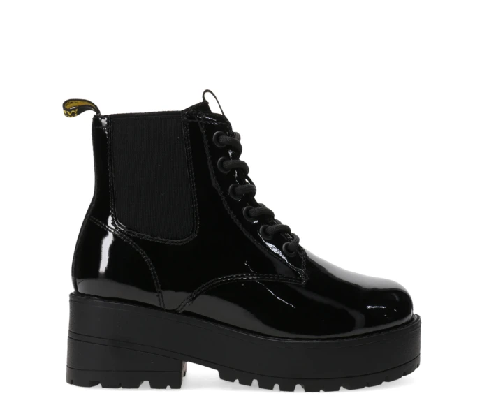 Bota MYRDAL de charol acordonada Charol/Black