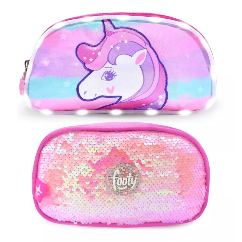 Cartuchera Footy Unicornio Luz F19042 Cartuchera Footy Unicornio Luz F19042