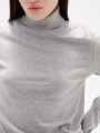 Polera Tivana Gris Melange Medio