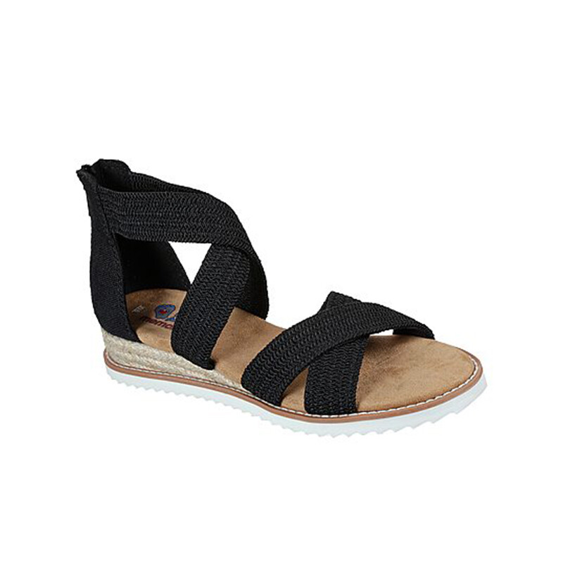 Sandalias Bobs Solid Stretch Negro