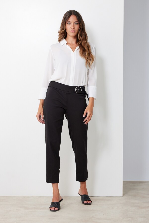 Pantalon Hebilla NEGRO