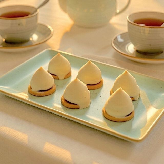 Pinitos de Chocolate Blanco con Dulce de Leche Pinitos de Chocolate Blanco con Dulce de Leche