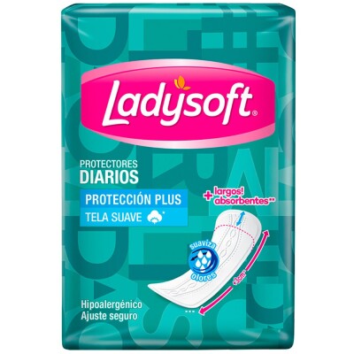 Protectores Diarios Ladysoft Plus Largo 60 Uds. Protectores Diarios Ladysoft Plus Largo 60 Uds.
