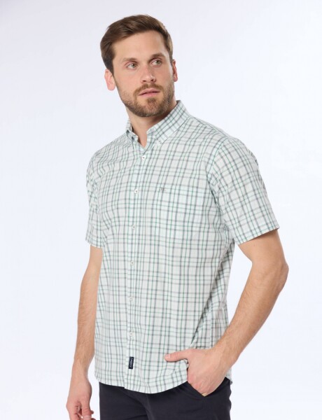 CAMISA SPORT A CUADROS Verde