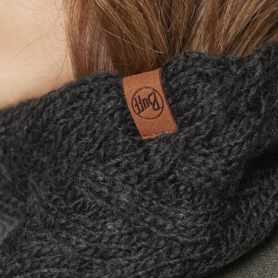 Bufanda Buff Knitted N Fleece Neckwarmer Negro