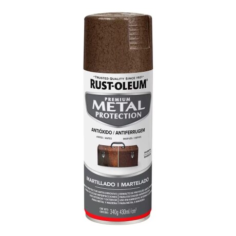 Esmalte Aerosol Metal Protection Marrón Martillado 340g Rust-Oleum Esmalte Aerosol Metal Protection Marrón Martillado 340g Rust-Oleum