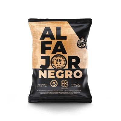 Alfajor negro vegano Felices Las Vacas Alfajor Negro Felices Las Vaca