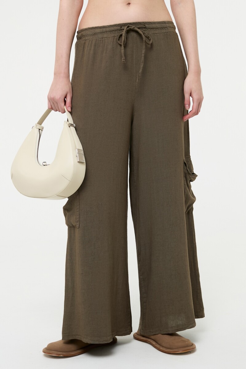 PANTALÓN CARGO Verde Militar