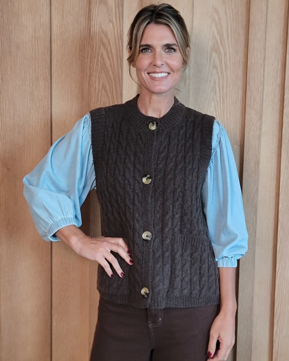 Chaleco Calafate - Chocolate 