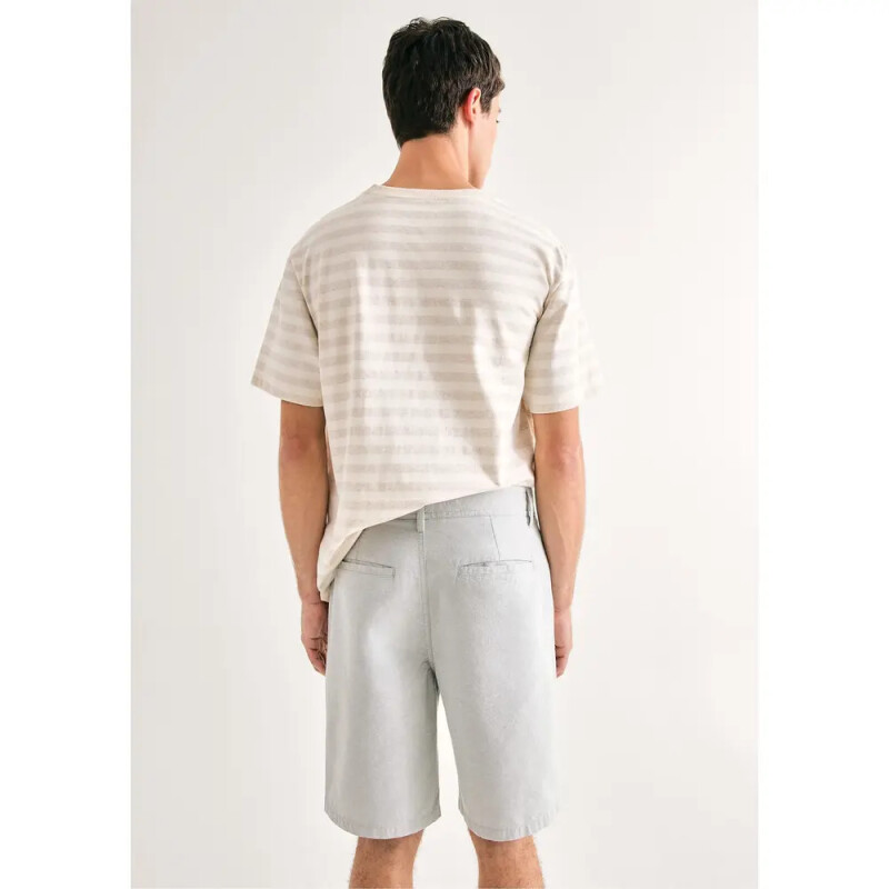 BERMUDA MASC AZUL CLARO