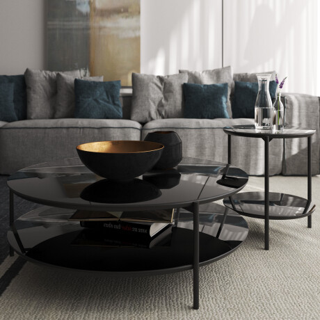 MESA RATONA MDF-Y-METAL NEGRO ASPEN