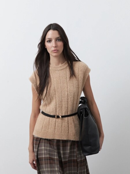 CHALECO D.CASSIN HUANUCO BEIGE