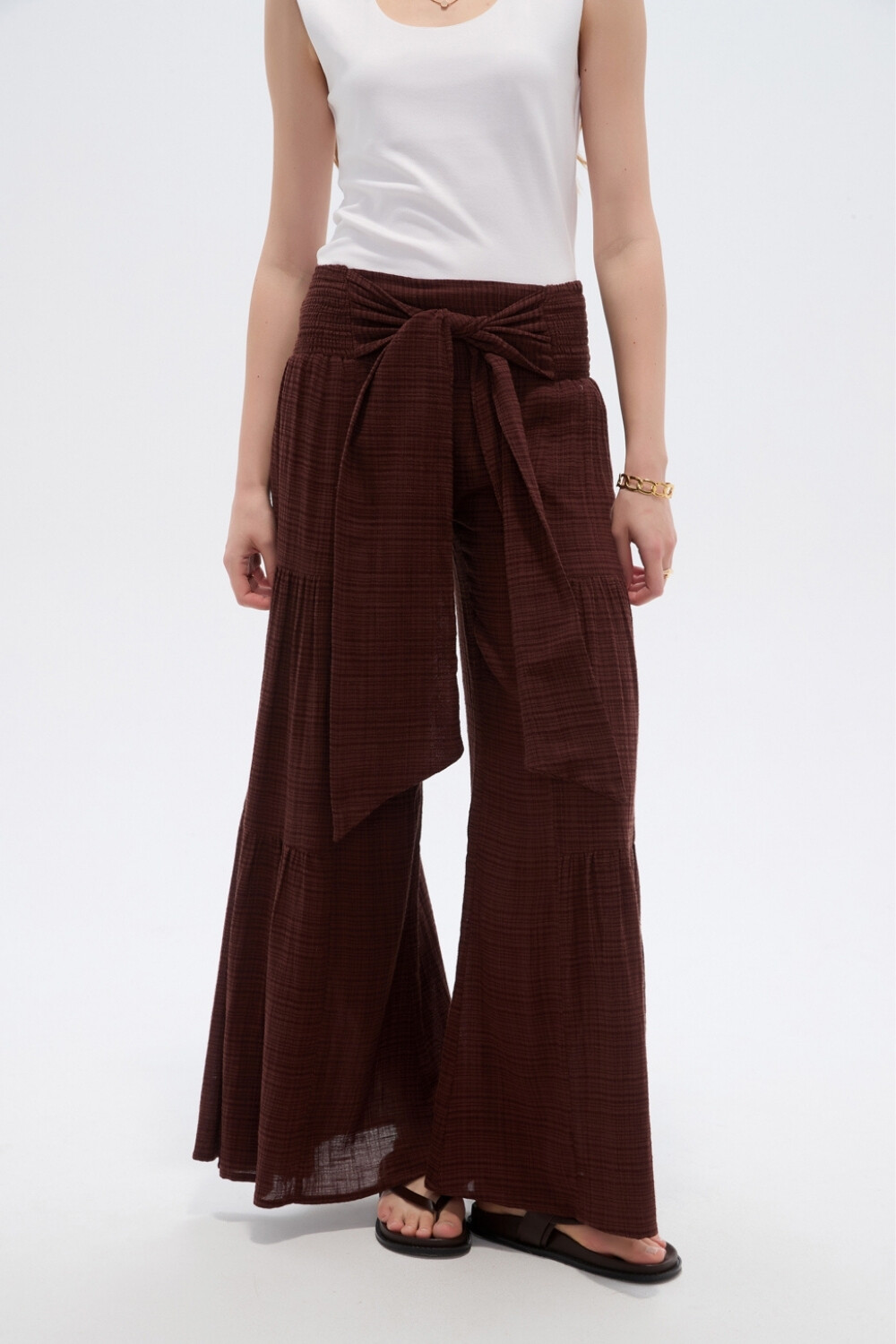 Pantalon Treva Marron