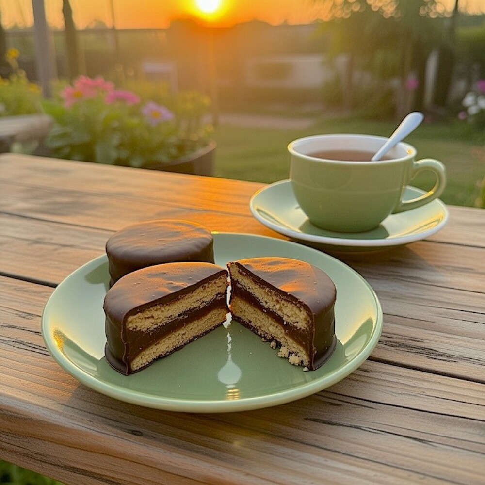 Alfajor de Chocolate con Dulce de Leche Alfajor de Chocolate con Dulce de Leche