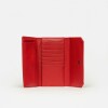 Billetera P&P en efecto cuero Rojo