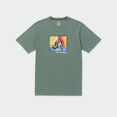 Remera Volcom Soft And Stoney Verde