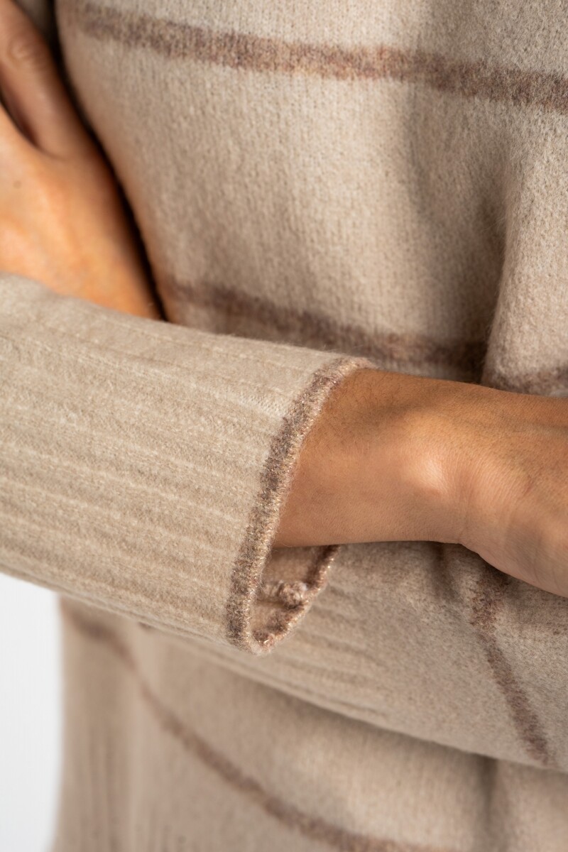 Sweater Rayado Mocha