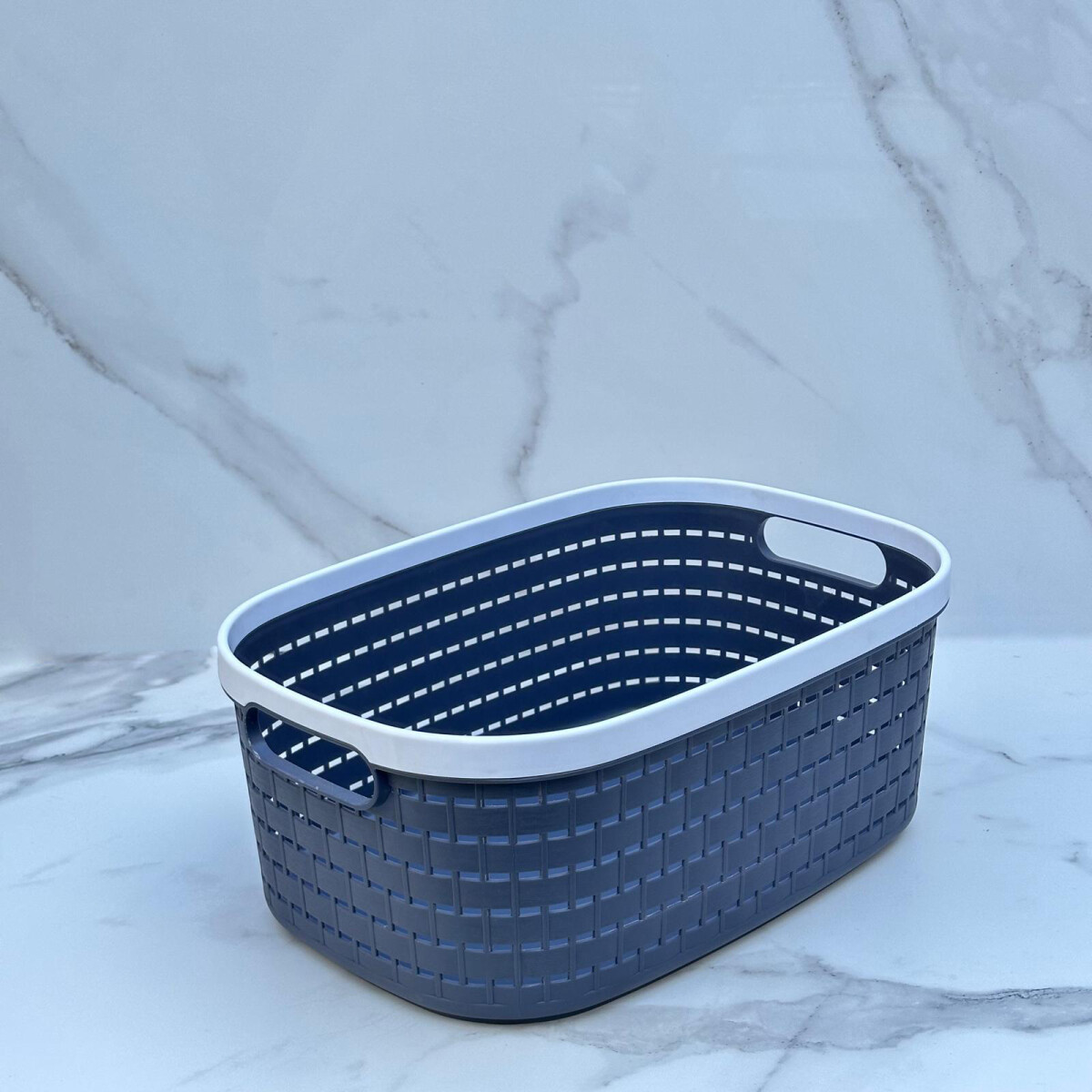 Canasto Organizador Polipropileno Alto 15cm x Ancho 25cm x Largo 37cm 