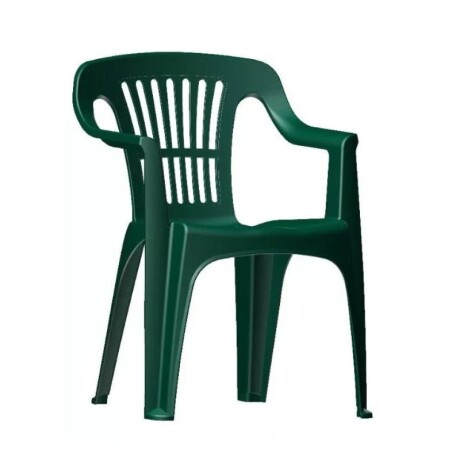 SILLA DE PVC CON POSA BRAZOS - VERDE SILLA DE PVC CON POSA BRAZOS - VERDE