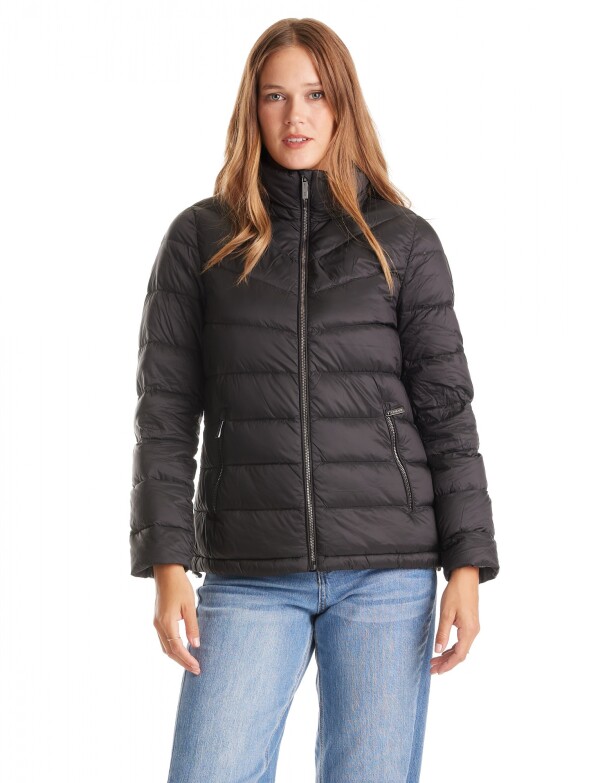 Campera Plumas Packable NEGRO