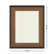 Portarretrato 10x15 dos tonos simil madera MARRON OSCURO