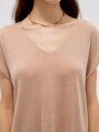 Remera Tiralle Beige Oscuro