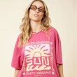 T-SHIRT RUSTY BRULA FUCSIA