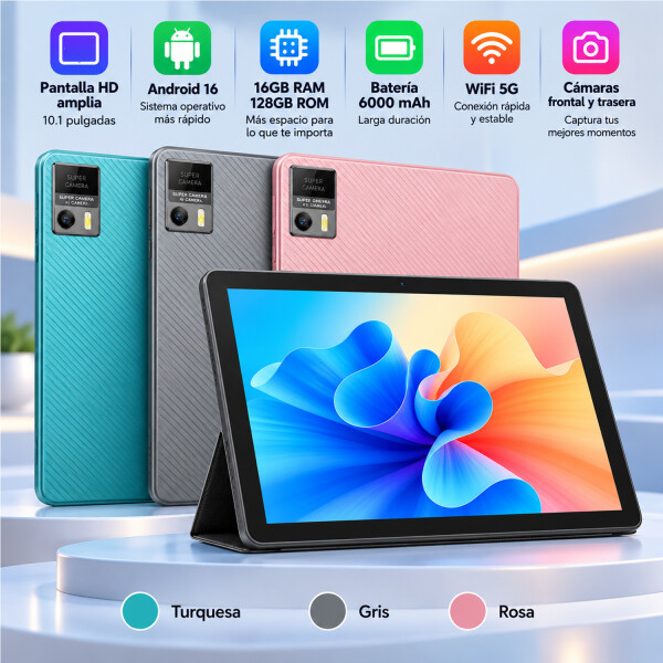 Tablet Cp31w 10.1" Android 20ram 128gb ROSA