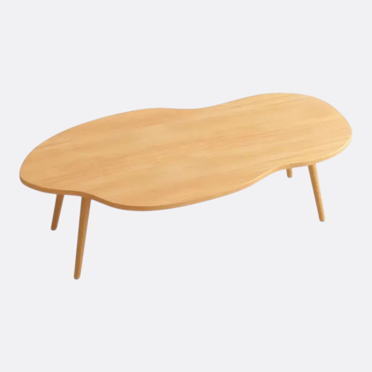 Mesa Ratona Nube – Madera Con Curvas - Marrón Claro 