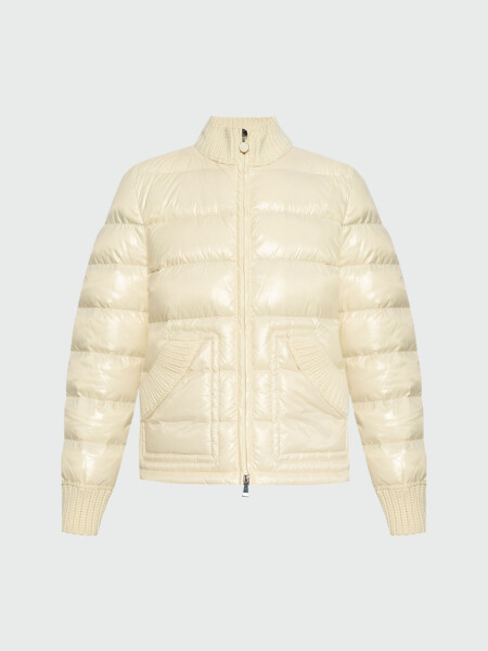 Moncler - Chaqueta rellena de plumas con ribetes de lana, Arcelot 0