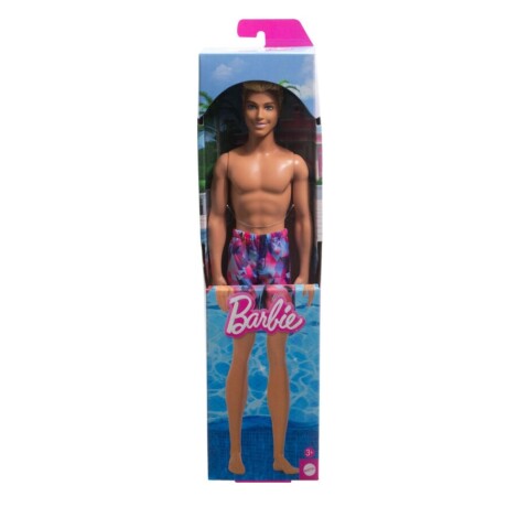 Figura Barbie Ken de Playa Traje Morado 001
