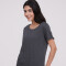 Remera Cordata Gris Topo