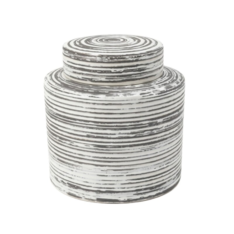 BASE CERAMICA BLANCO COMB C/TAPA 17X22CM Unica