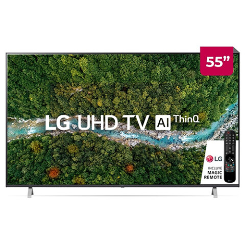 TV LG 55” -55UP7750PSB UHD ThinQ AI SMART HDR Sin color