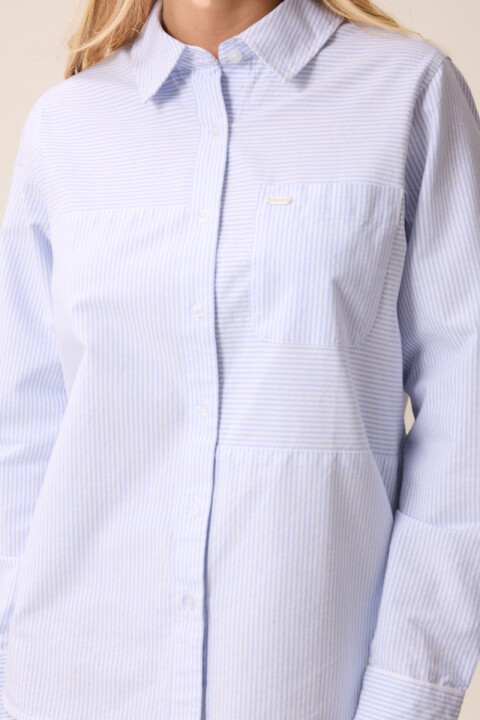 CAMISA UNNI POLANCO Celeste