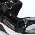 Sandalias de Niña MINI Miss Carol TUNIA deportiva de charol Negro
