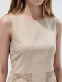 Vestido Noral Beige Claro