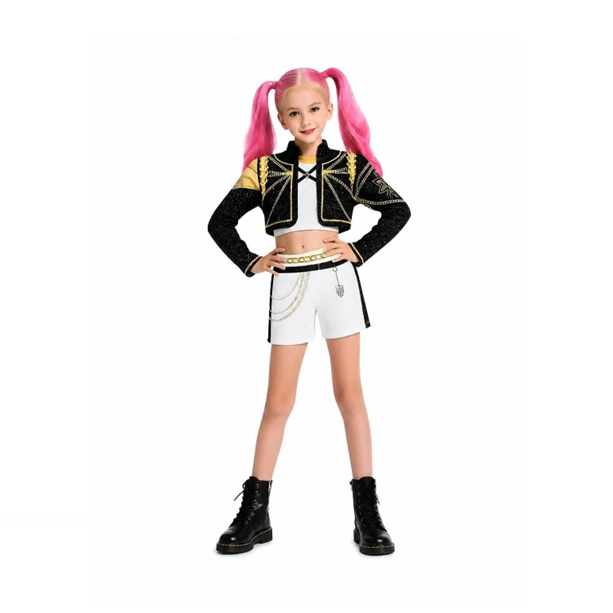Disfraz Guerreras K-pop Golden 3 Varios Talles - BLANCO 