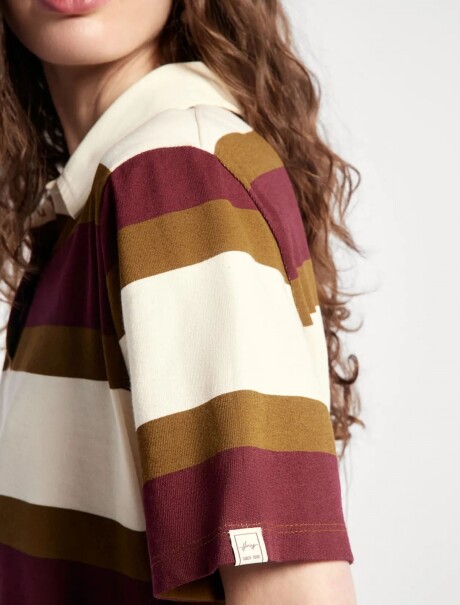 POLO DE MANGA CORTA ESTAMPADA MULTICOLOR