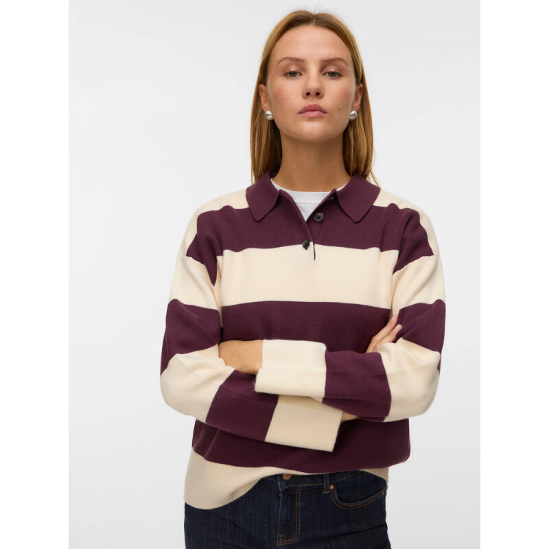 VMSABA POLONECK LS PULLOVER Winetasting