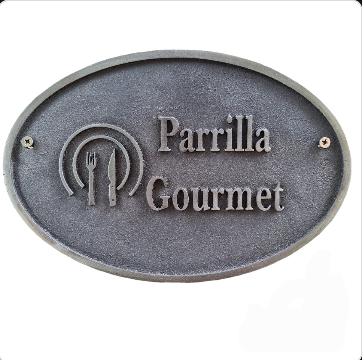 Placa de Fundicion Oval Parrilla Gourmet 