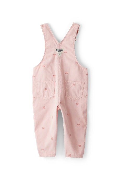 Enterito de pana, diseño moñas Sin color